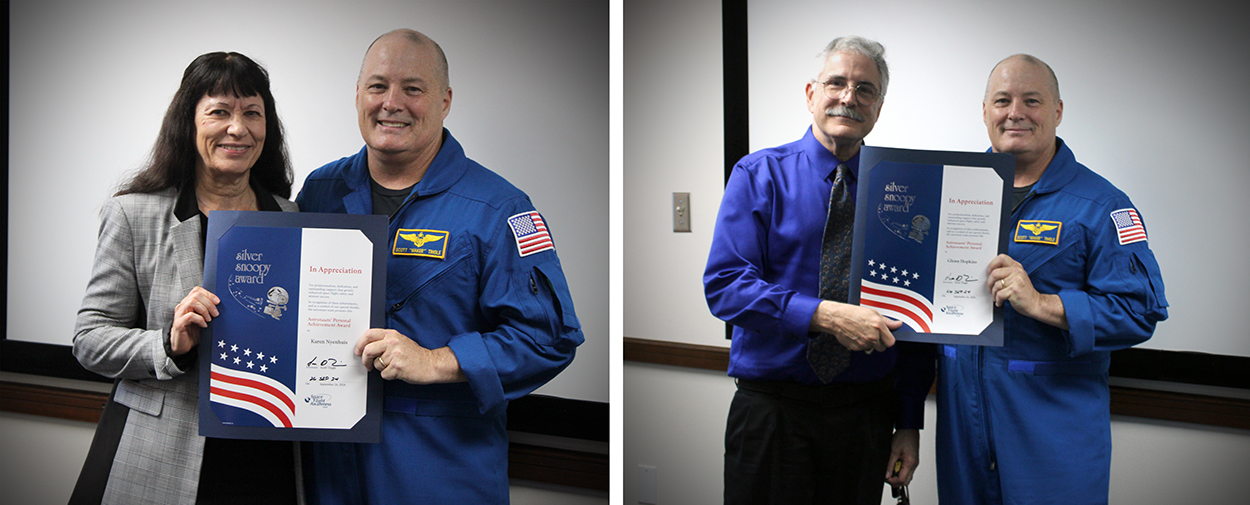 Silver Snoopy Awardees Committed to Service on Earth and in Outer Space Peraton