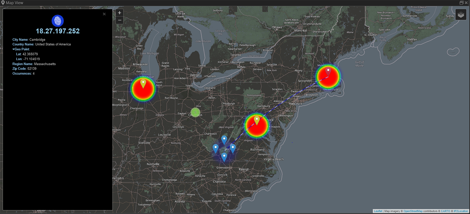 ThreatBoard heatmap