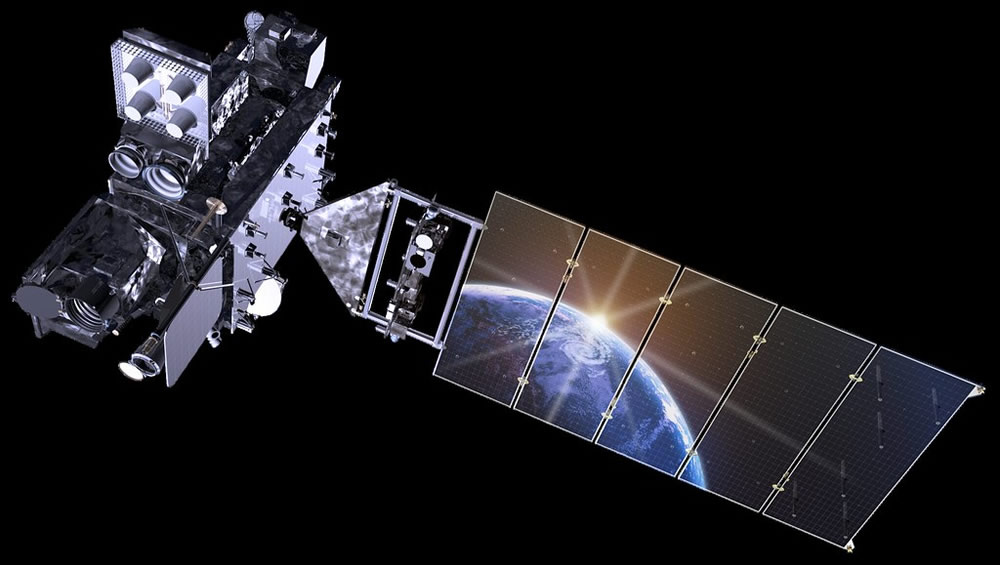 GOES-R Series Spacecraft artist rendering