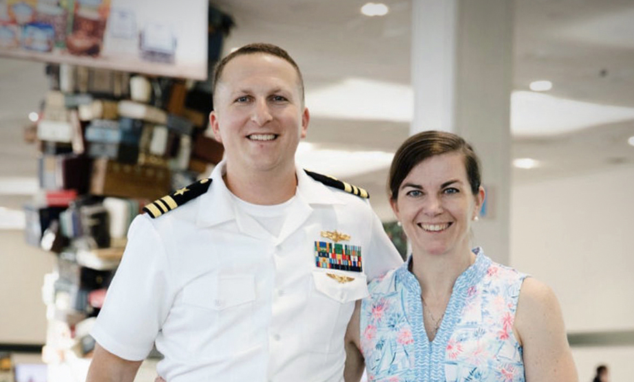 Photo: U.S. Navy Reserve LCDR Misso and wife